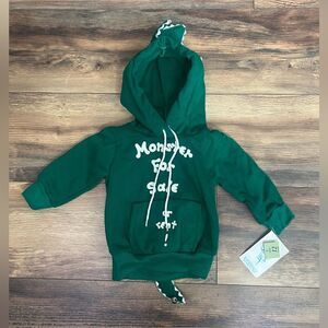 Vintage Alison Scott baby Monster for sale or rent green hoodie size 12 months